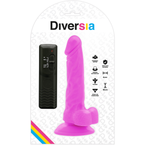 Diversia Flexibele vibrerende dildo Paars 18 cm Ø 4 cm Diversia Flexibele vibrerende dildo Paars 18 cm Ø 4 cm - Afbeelding 6