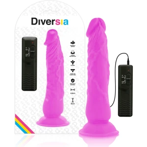 Diversia Flexibele Vibrator-Dildo Paars 21 cm Lengte 4,9 cm Diameter
