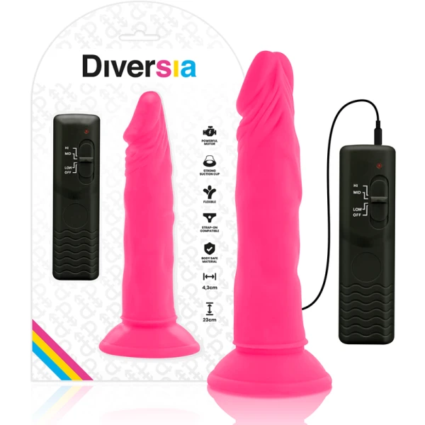 img_120228_0e79923c54d098ac186de09521069012_1.png Diversia Flexibele Dildo met Trilling en Afstandsbediening 21 cm roze