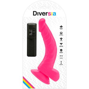 Diversia Flexibele Vibrerende Dildo 21,5 cm met Afstandsbediening Roze Diversia Flexibele Vibrerende Dildo 21,5 cm met Afstandsbediening Roze - Afbeelding 6