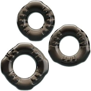 Baile Penisring-Set Yvonne 3er-Pack schwarz