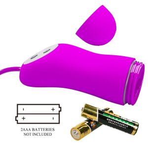 FUN Toys Pretty Love Vibrator Bullet met zuigfunctie paars FUN Toys Pretty Love Vibrator Bullet met zuigfunctie paars - Afbeelding 4
