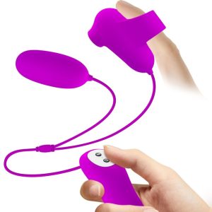FUN Toys Pretty Love Vibrator Bullet met zuigfunctie paars FUN Toys Pretty Love Vibrator Bullet met zuigfunctie paars - Afbeelding 3