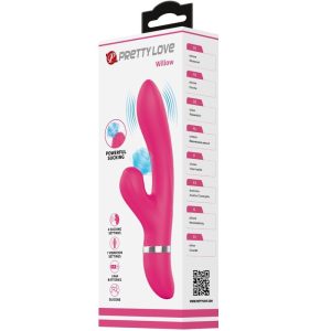 Pretty Love Willow Rabbit Vibrator mit Saugfunktion Magenta Pretty Love Willow Rabbit Vibrator mit Saugfunktion Magenta – Bild 4