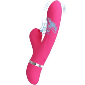 Pretty Love Willow Rabbit Vibrator mit Saugfunktion Magenta Pretty Love Willow Rabbit Vibrator mit Saugfunktion Magenta – Bild 1