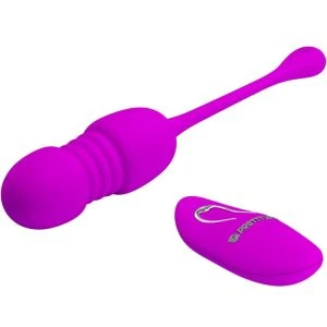 Remote Control Pretty Love Callieri Vibro-Ei met afstandsbediening, paars