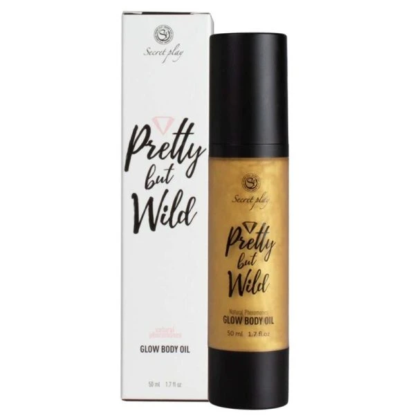 Secretplay Cosmetic Glow Body Oil – glanzgevende lichaamsolie met anti-cellulite-effect 50 ml