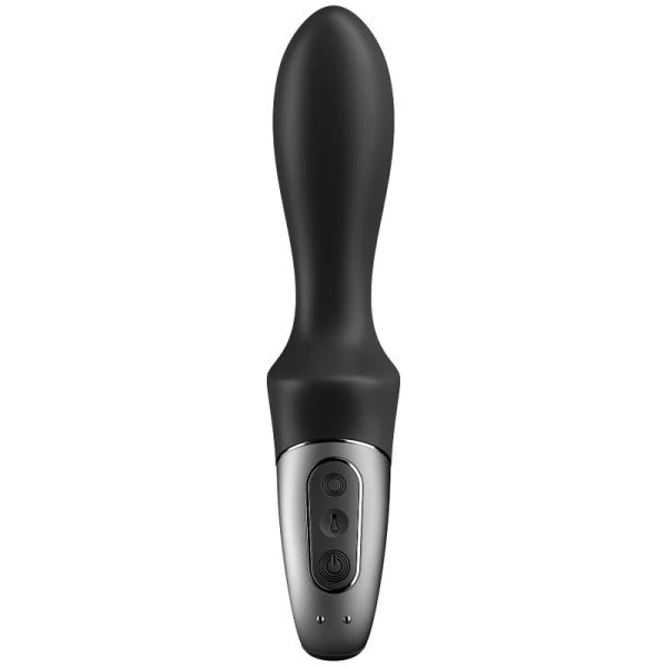 Satisfyer Connect Heat Climax Anale Vibrator met verwarmingsfunctie en app-bediening Zwart