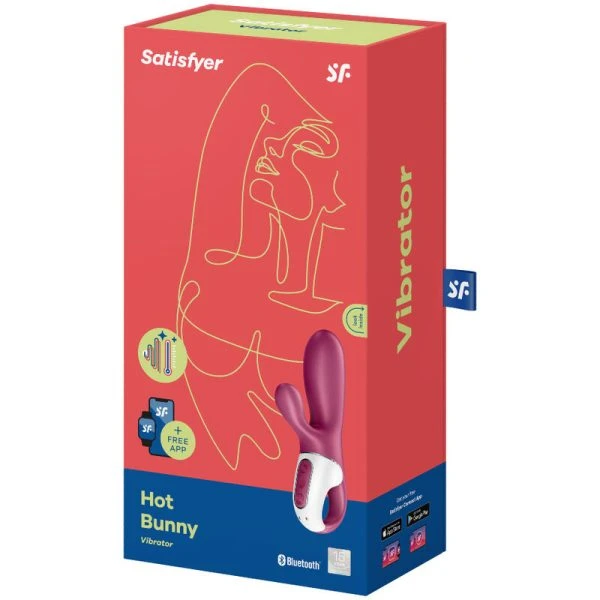Satisfyer Connect Hot Bunny G-Punkt Vibrator mit Wärmefunktion Satisfyer Connect Hot Bunny G-Punkt Vibrator mit Wärmefunktion