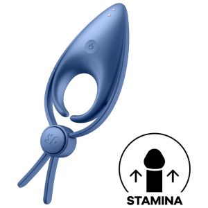 Satisfyer Ring Sniper Penisring met Clitorisstimulator Blauw Satisfyer Ring Sniper Penisring met Clitorisstimulator Blauw - Afbeelding 1
