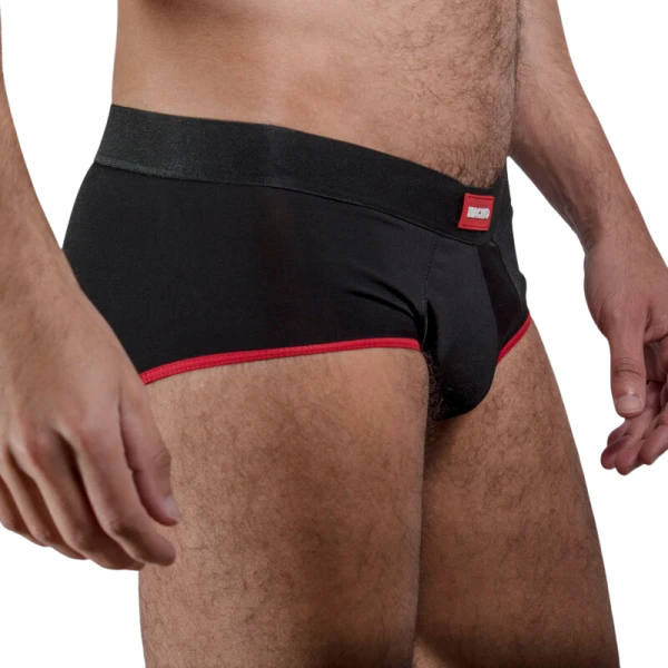 Macho Underwear klassieke slip Brief Dark Yellow XL zwart