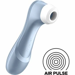 Satisfyer AIR Pulse Pro 2 Luchtpulsstimulator Clitorisvibrator blauw