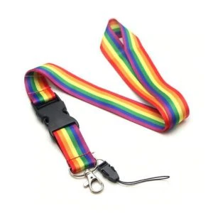Pride LGBT Rainbow Flag Lanyard
