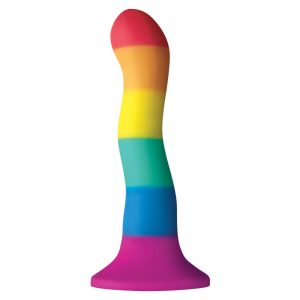 Pride Dildo Colors Wave met zuignap 17 cm Pride Dildo Colors Wave met zuignap 17 cm - Afbeelding 1
