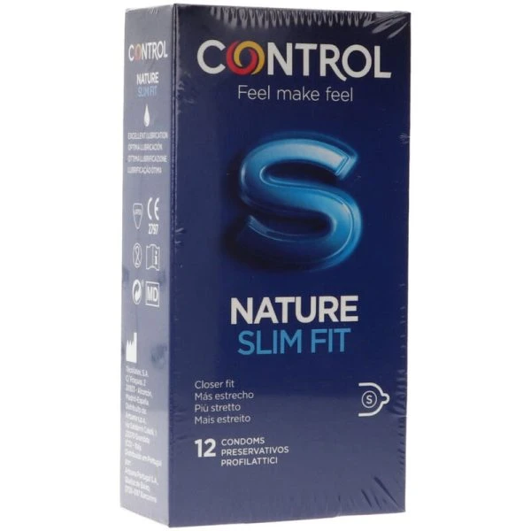 Control Nature Slim Fit Kondome 12 Stück, enge Passform
