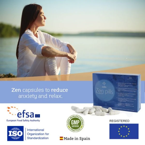 500cosmetics Zen Pills capsules tegen angstvermindering, 30 tabletten 500cosmetics Zen Pills capsules tegen angstvermindering, 30 tabletten