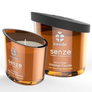 Swede Senze Seduction Massagekaars met Kruidnagel, Sinaasappel en Lavendel Swede Senze Seduction Massagekaars met Kruidnagel, Sinaasappel en Lavendel - Afbeelding 1