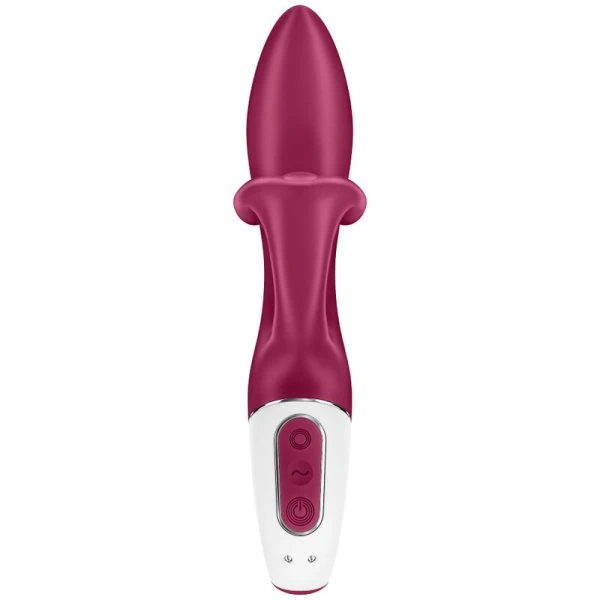 Satisfyer Vibrator Embrace Me G-Punkt-Vibrator mit Klitorisreizer rot
