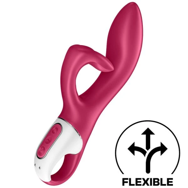 Satisfyer Vibrator Embrace Me G-Punkt-Vibrator mit Klitorisreizer rot