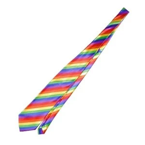 Pride Tie with LGBT Rainbow Flag
