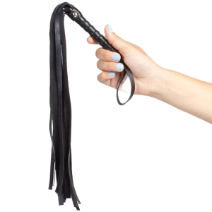 Secretplay 100% Fetish Bondage-zweep met franjes, 44 cm Secretplay 100% Fetish Bondage-zweep met franjes, 44 cm - Afbeelding 1