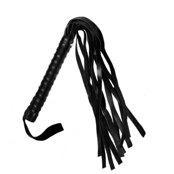 Secretplay 100% Fetish Bondage-zweep met franjes, 44 cm