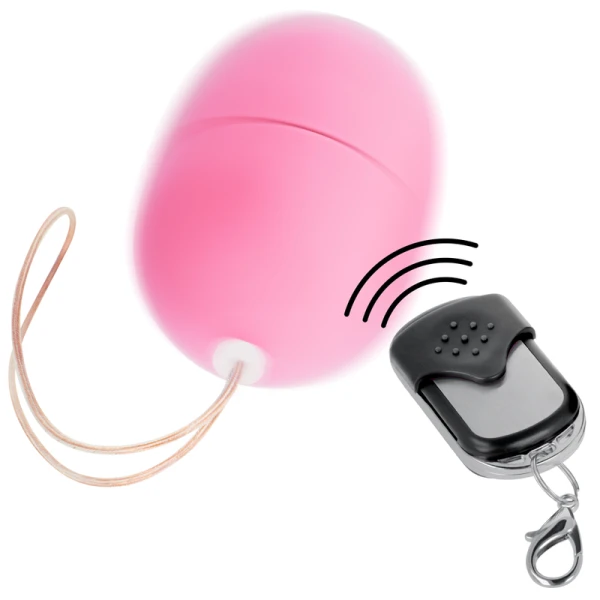 Online Vibrating Egg with Remote Control, 10 Modes, Pink