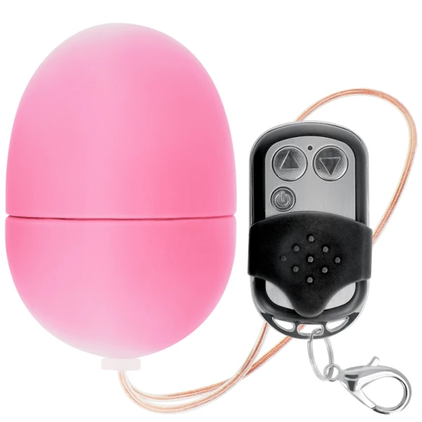 Online Vibrating Egg with Remote Control, 10 Modes, Pink