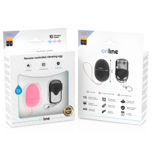 Online Vibrating Egg with Remote Control, 10 Modes, Pink - Image 5