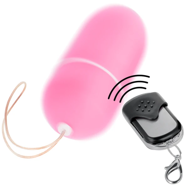 Online vibrating egg with remote control Purple 8 cm
