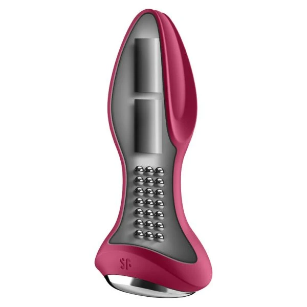 Satisfyer Connect Rotator Plug 2+ Anale Vibrator met app-bediening rood