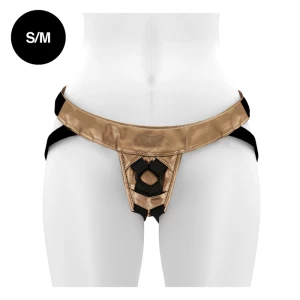 Mythology Fantasy Harness Strap-On-Geschirr Bronze S/M