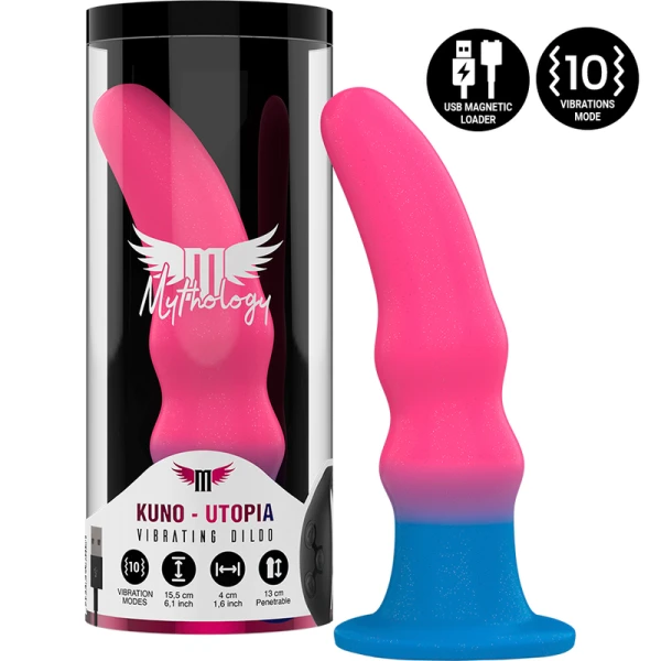 img_125090_0174603c2f03a1c619381bee88b35157_1.png Mythology Fantasy Dildo Kuno Utopia M Vibrator met Watchme Wireless Technologie veelkleurig