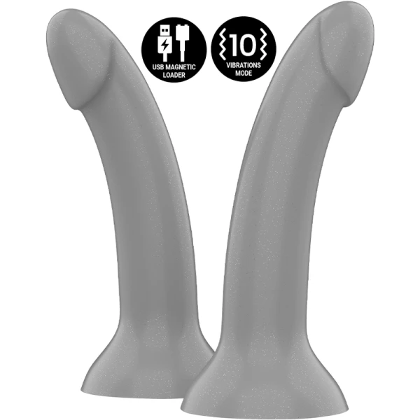 Mythology Fantasy Dildo Rune Majestic Vibrator S Zilver