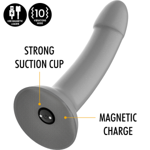Mythology Fantasy Dildo Rune Majestic Vibrator S Zilver Mythology Fantasy Dildo Rune Majestic Vibrator S Zilver - Afbeelding 2
