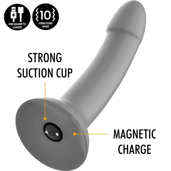 Mythology Fantasy Dildo Rune Majestic Vibrator S Zilver