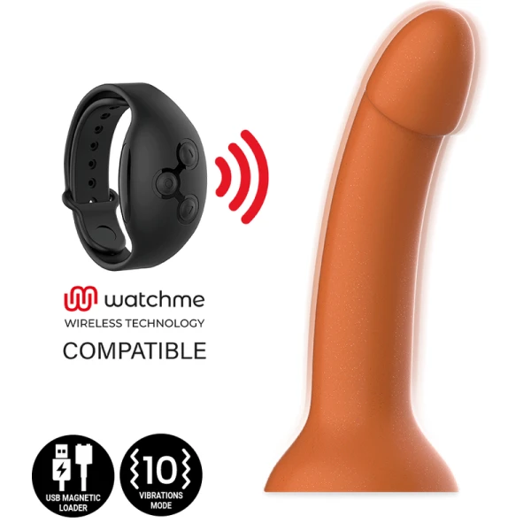 Mythology Fantasy Dildo Rune Royal Vibrator M Gold with Watchme Technology
