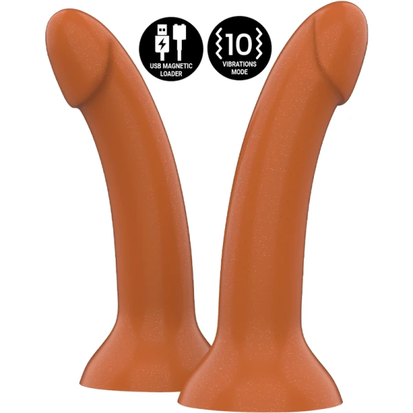 Mythology Fantasy Dildo Rune Royal Vibrator M Gold with Watchme Technology