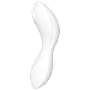 Satisfyer Curvy Trinity 5+ Vibrator met luchtimpulsen en app-bediening, wit Satisfyer Curvy Trinity 5+ Vibrator met luchtimpulsen en app-bediening, wit - Afbeelding 2