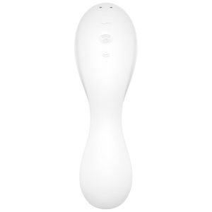 Satisfyer Curvy Trinity 5+ Vibrator met luchtimpulsen en app-bediening, wit Satisfyer Curvy Trinity 5+ Vibrator met luchtimpulsen en app-bediening, wit - Afbeelding 3