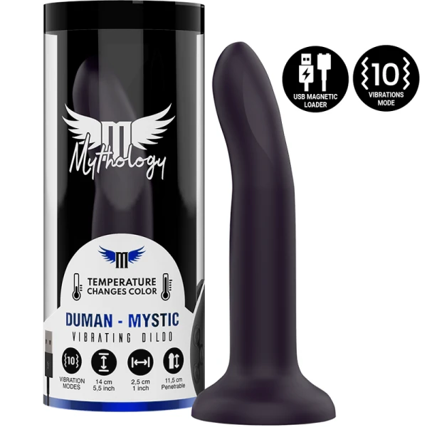 Mythology Fantasy Dildo Duman Mystic Vibrator S met Temperatuur-Kleurwissel
