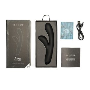 JE Joue Hera Flex Konijnenvibrator met Body-Flex-technologie, Zwart JE Joue Hera Flex Konijnenvibrator met Body-Flex-technologie, Zwart - Afbeelding 4