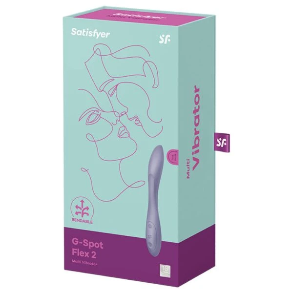 Satisfyer G-Spot Flex 2 Multi Vibrator met buigzame schacht Paars