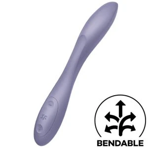 Satisfyer G-Spot Flex 2 Multi Vibrator met buigzame schacht Paars