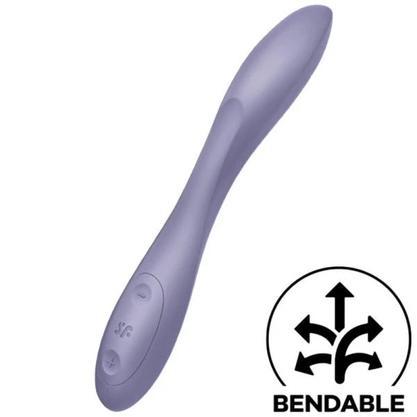 Satisfyer G-Spot Flex 2 Multi Vibrator met buigzame schacht Paars