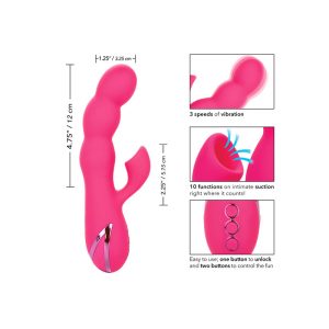 Calexotics Oceanside Orgasm Vibrator mit Klitoris-Saugfunktion und Kaninchen-Schaft Calexotics Oceanside Orgasm Vibrator mit Klitoris-Saugfunktion und Kaninchen-Schaft – Bild 2