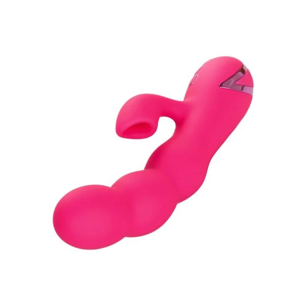 Calexotics Oceanside Orgasm Vibrator mit Klitoris-Saugfunktion und Kaninchen-Schaft