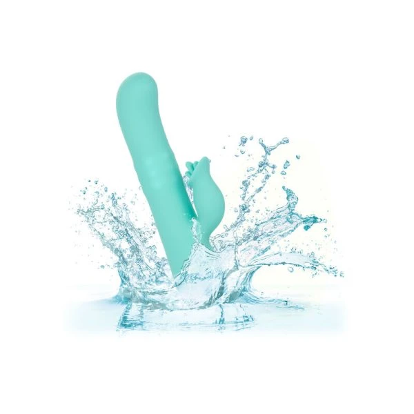 Calexotics Bel Air Bombshell Vibrator mit rotierendem Schaft und Teaser, hellgrün