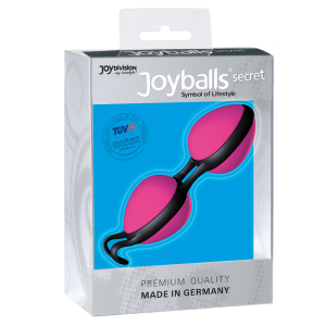 Joydivision Joyballs liefdesbollen van Silikomed zwart en roze Joydivision Joyballs liefdesbollen van Silikomed zwart en roze - Afbeelding 3