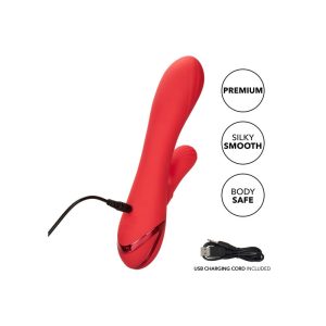 Calexotics Rabbit-Vibrator Palisades Passion ROOD met clitorisstimulator Calexotics Rabbit-Vibrator Palisades Passion ROOD met clitorisstimulator - Afbeelding 2